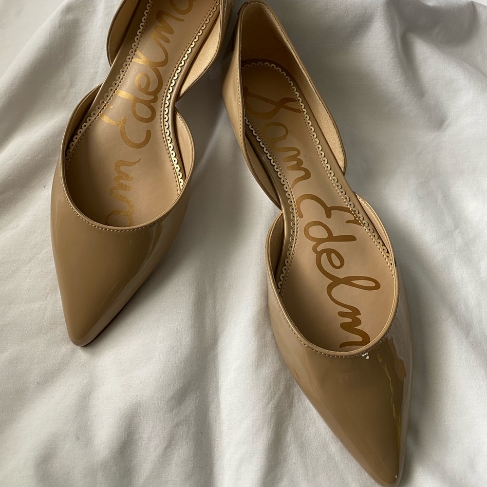 Sam Edelman Rodney d’Orsay Patent Leather Flats